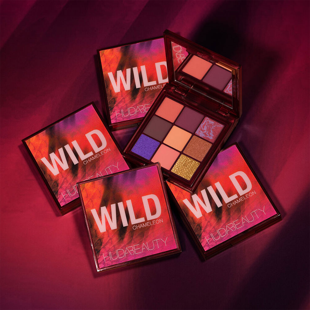 پالت سایه هدی بیوتی مدل وایلد کملین Huda Beauty wild chameleon Eyeshadow Palette