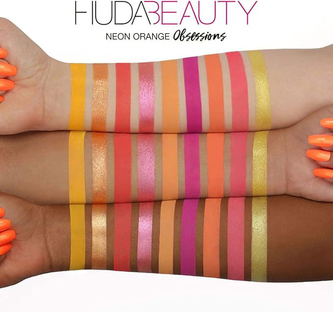 پالت سایه هدی بيوتی مدل نئون اورنج Huda Beauty Neon Orange Eyeshadow Palette