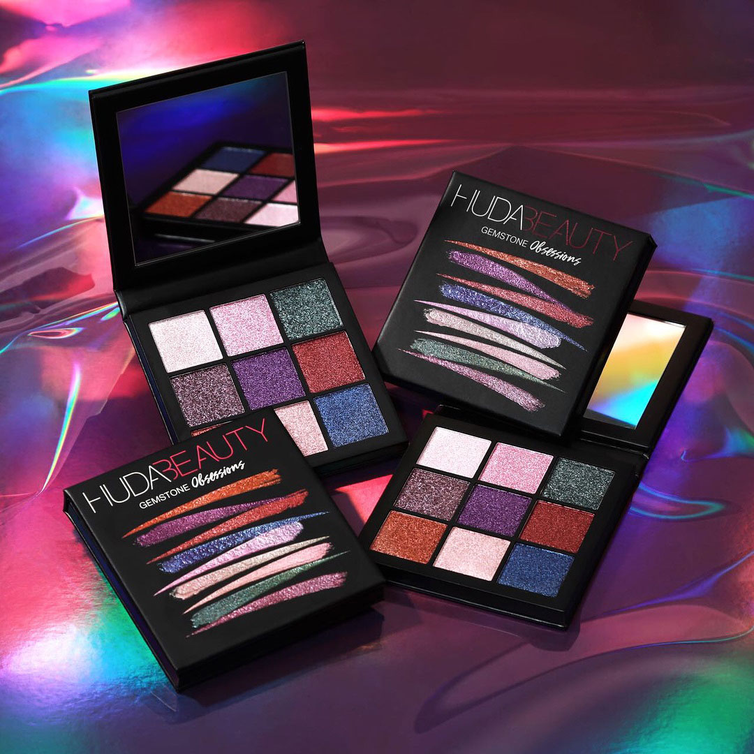 پالت سایه هدی بيوتی مدل جم استون Huda Beauty Gemstone Obsessions Eyeshadow Palette