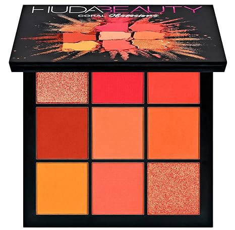 پالت سایه هدی بيوتی مدل کرال آبسیژنز Huda Beauty Coral Obsessions Eyeshadow Palette