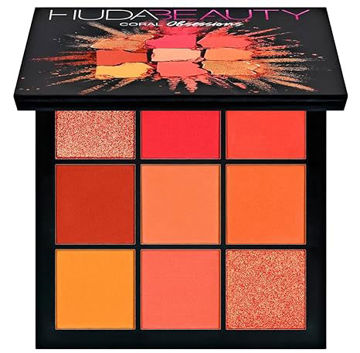 پالت سایه هدی بيوتی مدل کرال آبسیژنز Huda Beauty Coral Obsessions Eyeshadow Palette