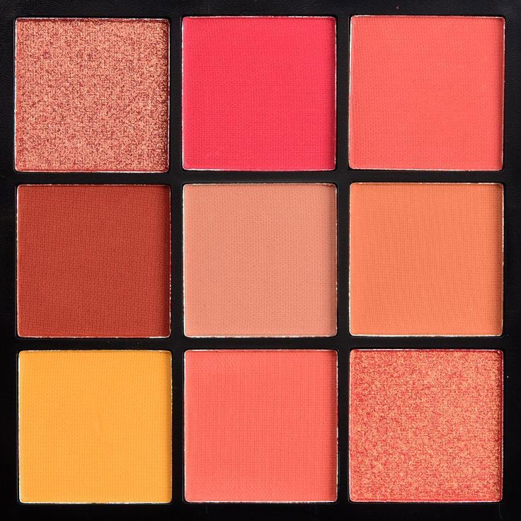 پالت سایه هدی بيوتی مدل کرال آبسیژنز Huda Beauty Coral Obsessions Eyeshadow Palette