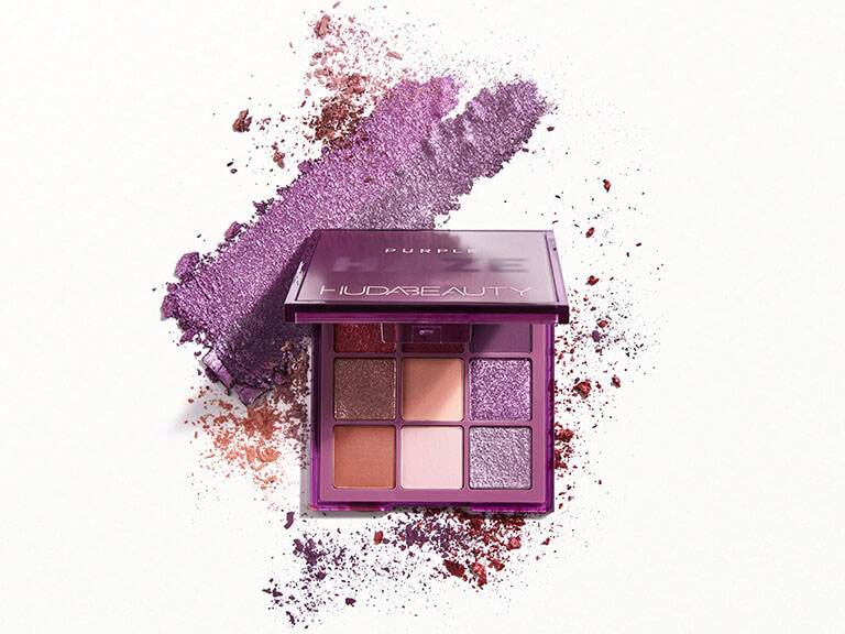 پالت سایه هدی بیوتی مدل پرپل هیز  Huda Beauty Purple Haze Eyeshadow Palette