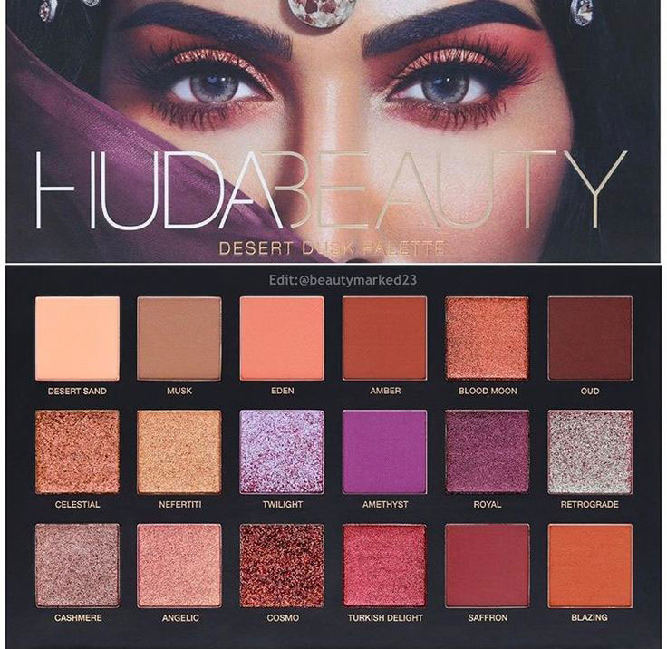 پالت سایه چشم هدی بیوتی مدل دیزرت داسک Huda Beauty Desert Dusk Eyeshadow Palette
