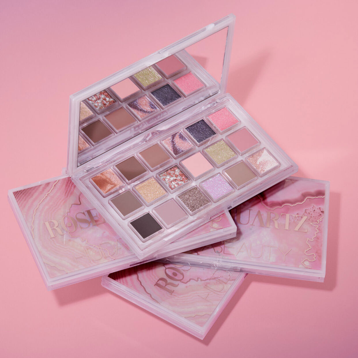 پالت سایه هدی بیوتی مدل رز کواترز Huda Beauty Rose Quartz Eyeshadow Palette