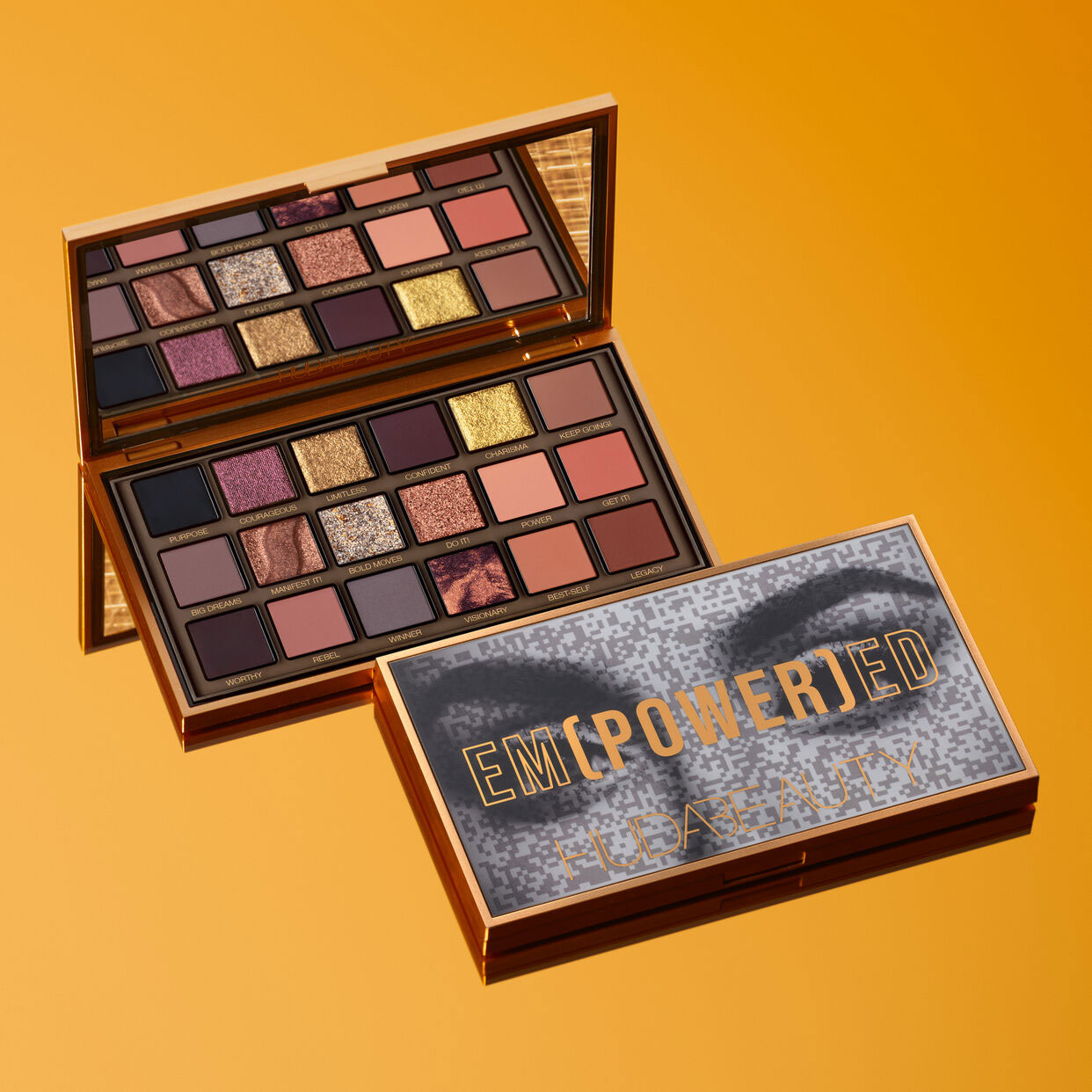 پالت سایه هدی بیوتی مدل ام پاورد Huda Beauty Empowered Eyeshadow Palette