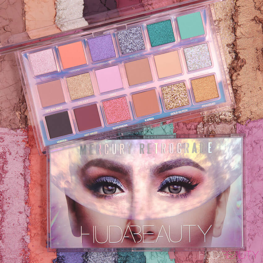 پالت سایه هدی بیوتی مدل مرکوری Huda Beauty Mercury Eyeshadow Palette