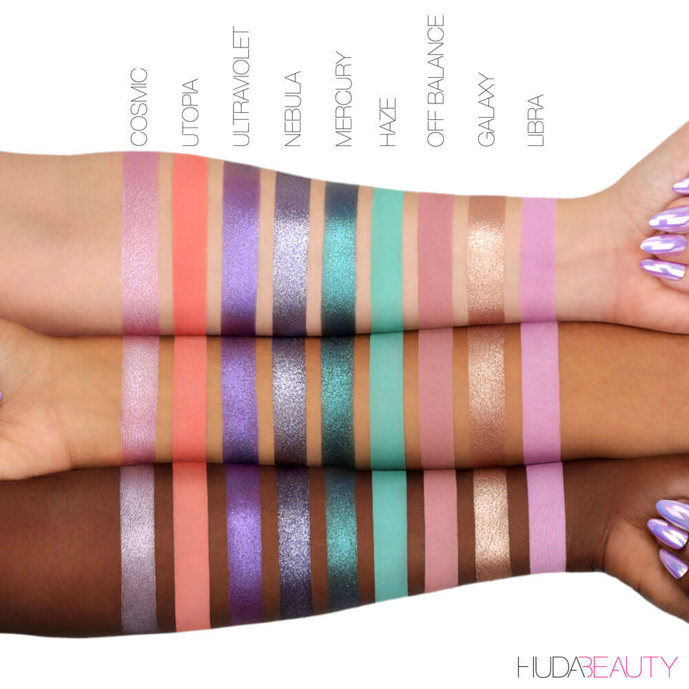 پالت سایه هدی بیوتی مدل مرکوری Huda Beauty Mercury Eyeshadow Palette