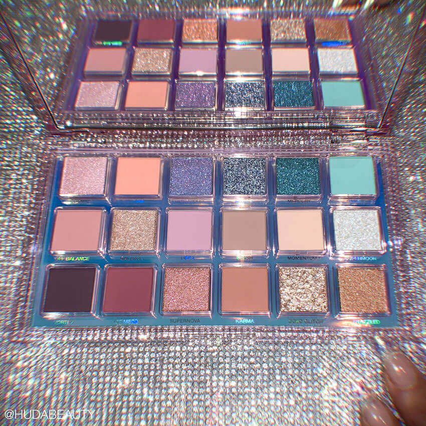 پالت سایه هدی بیوتی مدل مرکوری Huda Beauty Mercury Eyeshadow Palette