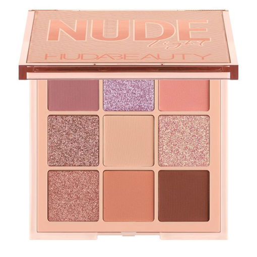 پالت سایه هدی بیوتی مدل نود لایت Huda Beauty Nude Light Eyeshadow Palette