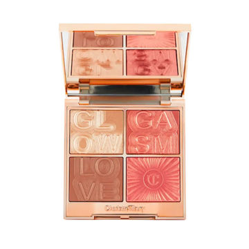 پالت هایلایتر صورت شارلوت تیلبری مدل گلوگسم Charlotte Tilbury glowgasm Eyeshadow Palette