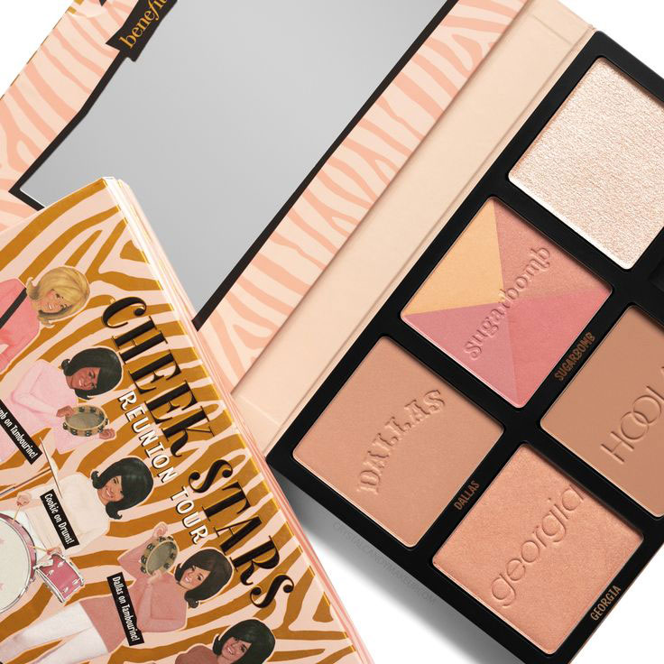 پالت رژگونه بنفیت مدل چیک استارز Benefit Cheek Stars Blush Palette