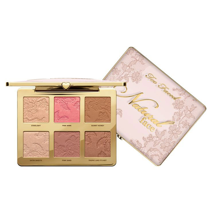 پالت هایلایتر و رژگونه توفیسد مدل نچرال فیس Too Faced Natural Face Highlighter and Blush Palette