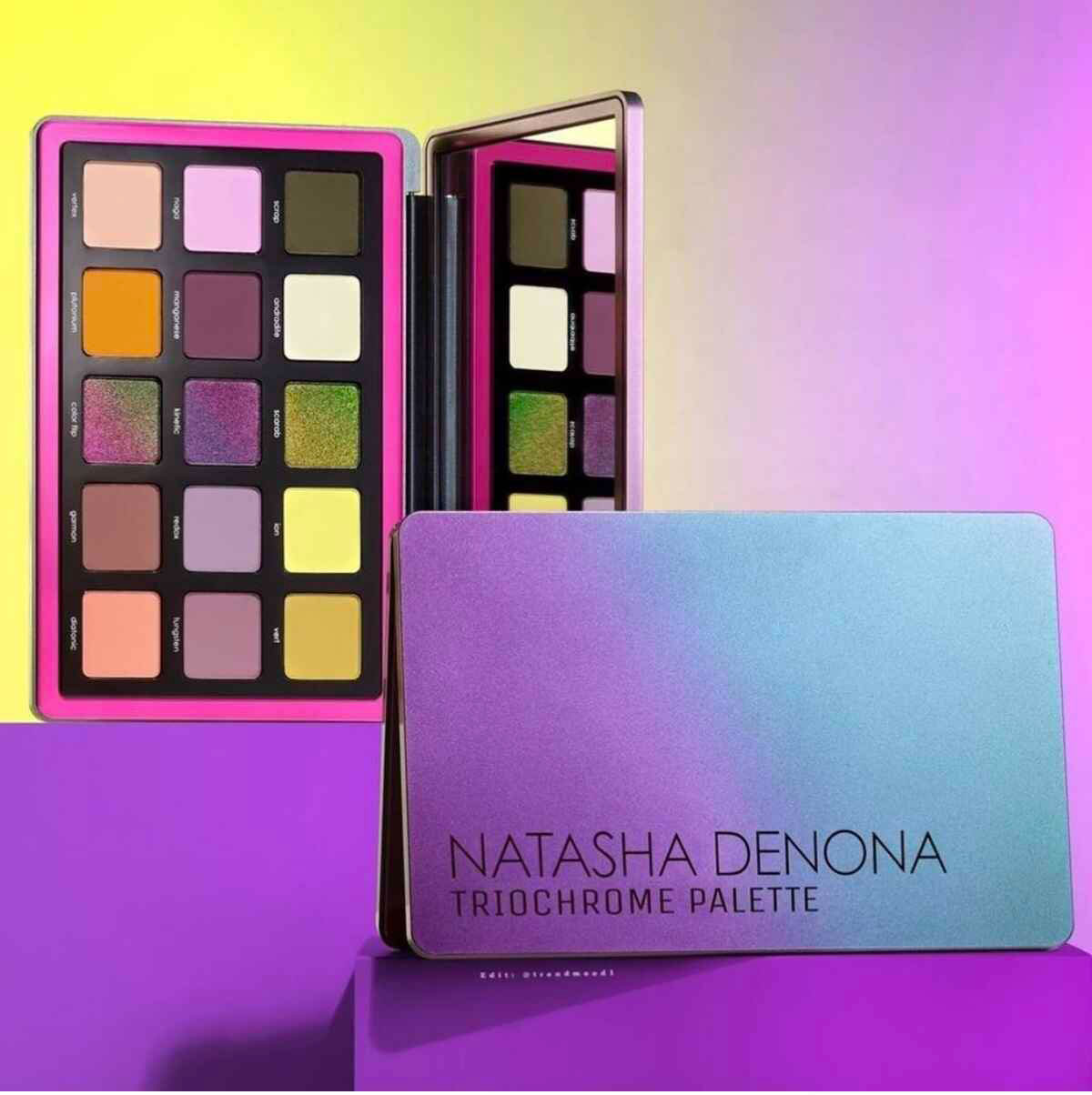 پالت سایه ناتاشا دنونا مدل ترای کروم Natasha Denona Trichorom Eyeshadow Palette