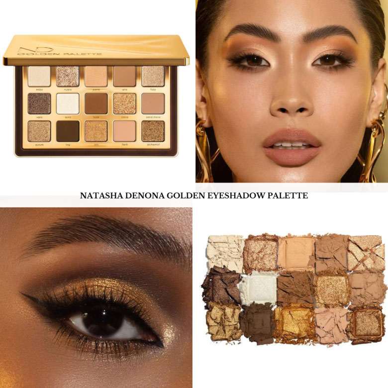 پالت سایه ناتاشا دنونا مدل گلد Natasha Denona Gold Eyeshadow Palette