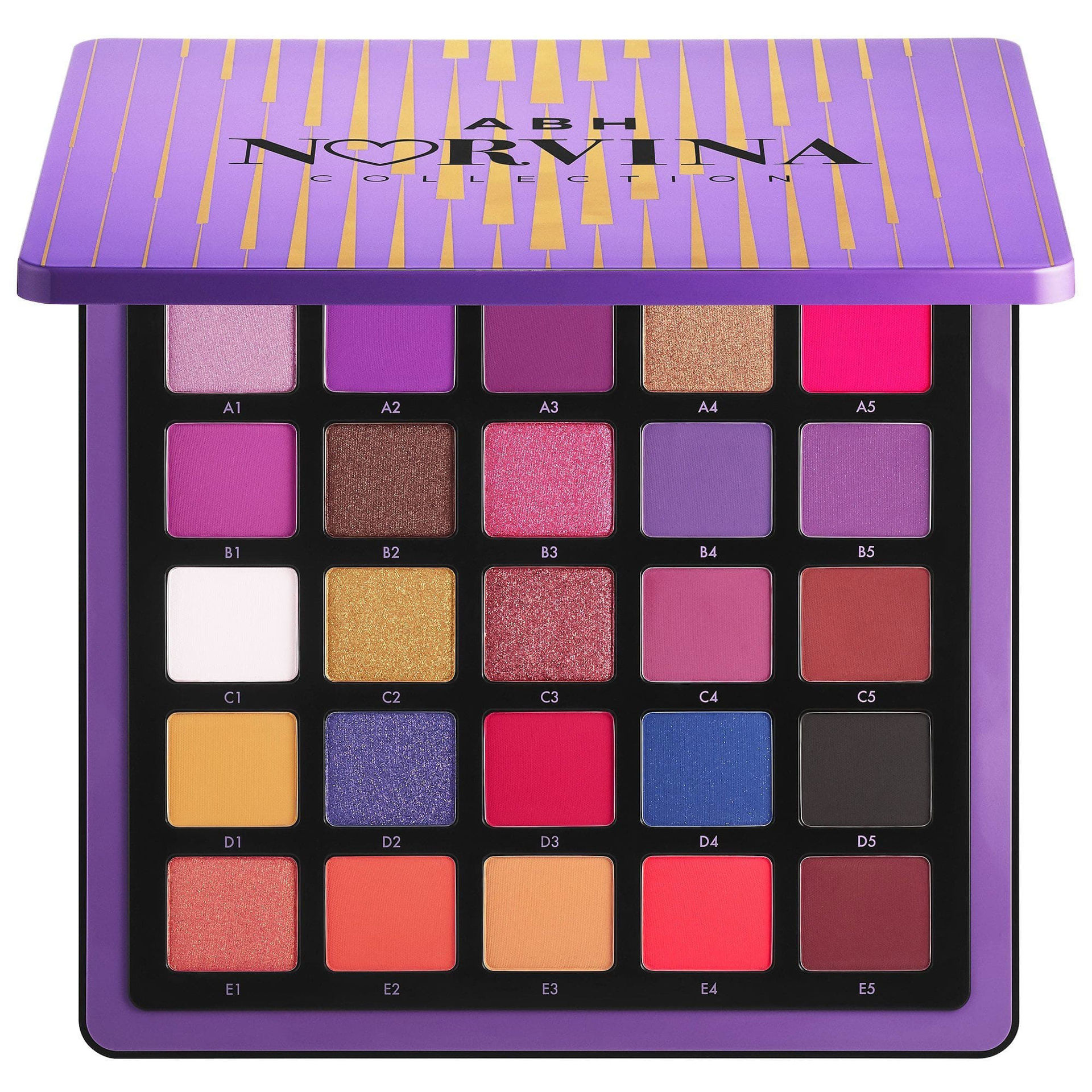 پالت سایه نوروینا مدل ای بی اچ Norvina ABH Eyeshadow Palette