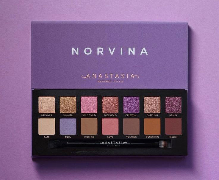 پالت سایه نوروینا مدل آناستازیا Norvina Anastasia Eyeshadow Palette