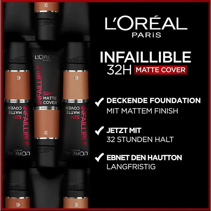 کرم پودر اورال مدل مات کاور Loreal Matte Cover