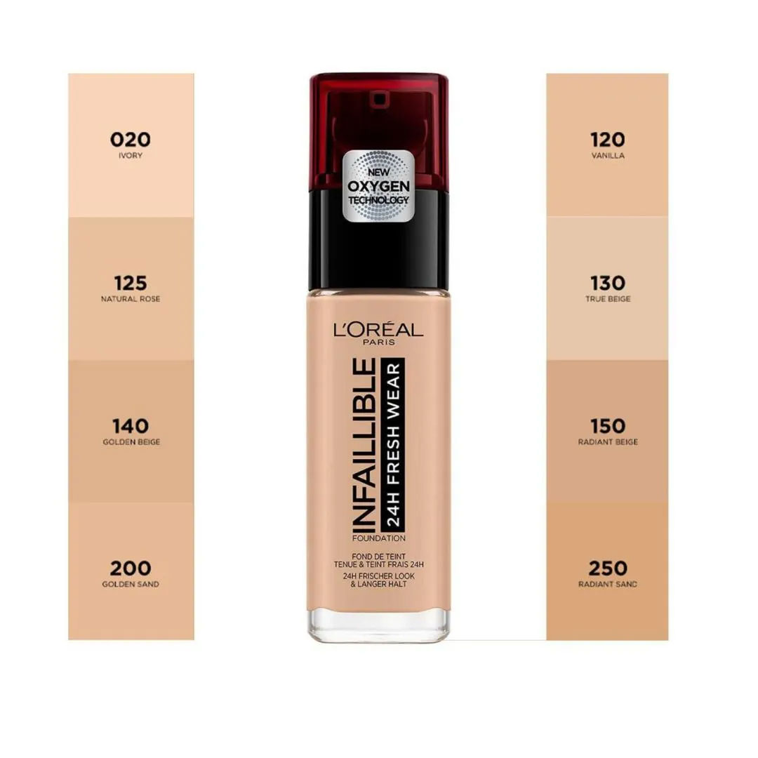 کرم پودر اورال مدل فرش ور Loreal Infaillible Fresh Wear