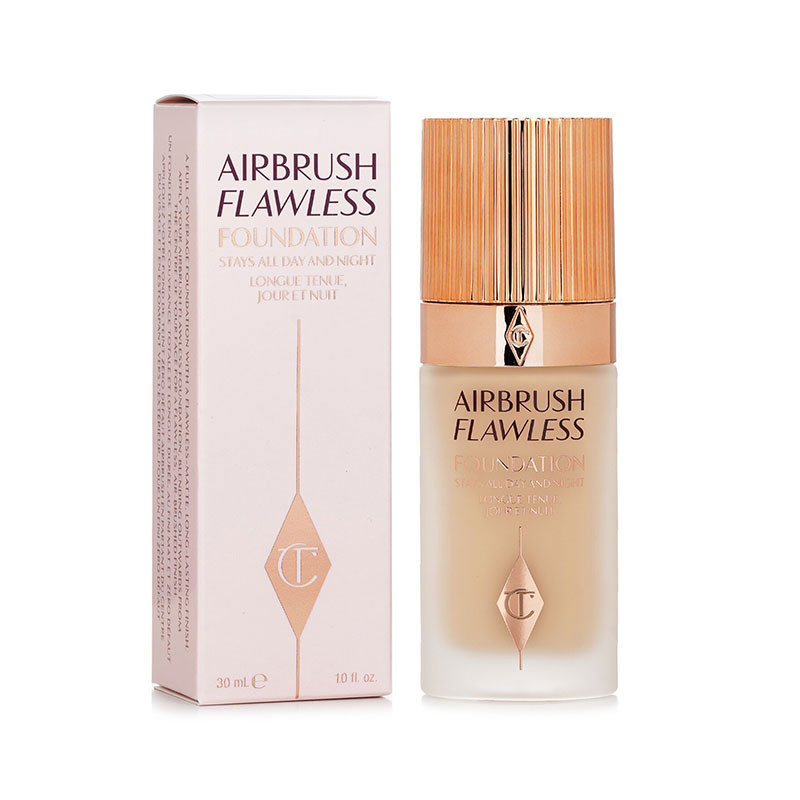 کرم پودر شارلوت تیلبری مدل ایربراش فلاولس Charlotte Tilbury Airbrush Flawless