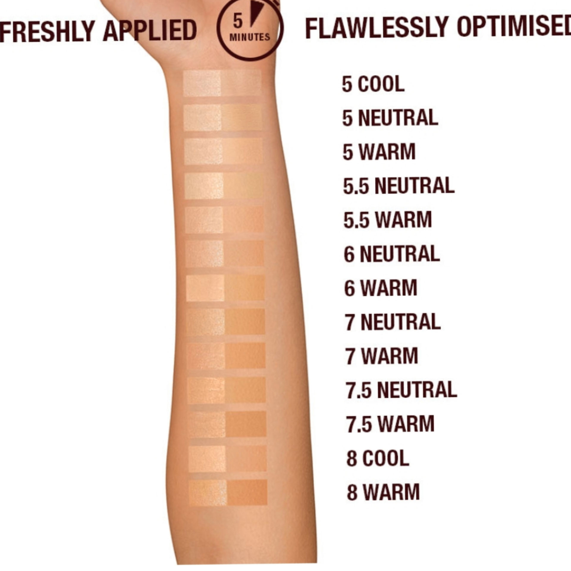 کرم پودر شارلوت تیلبری مدل ایربراش فلاولس Charlotte Tilbury Airbrush Flawless