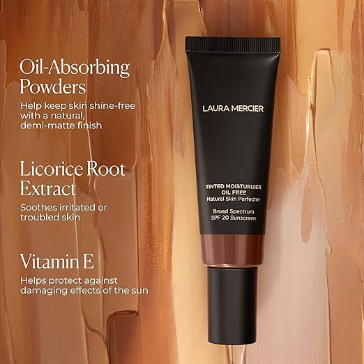 کرم پودر لورا مرسی مدل تینتد موسترایزر Laura Mercier Tinted Moisturizer Oil Free