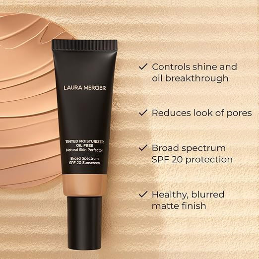 کرم پودر لورا مرسی مدل تینتد موسترایزر Laura Mercier Tinted Moisturizer Oil Free