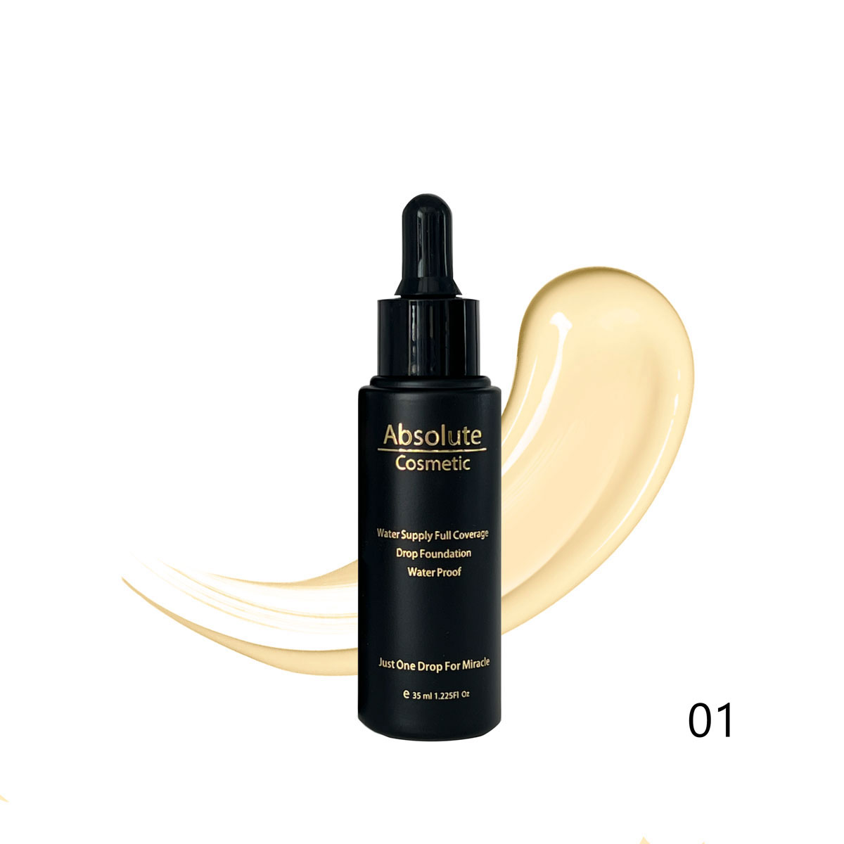 کرم پودر ابسولوت مدل واتر سوپلای کاوریج Absolute Cosmetics Water Supply Coverage