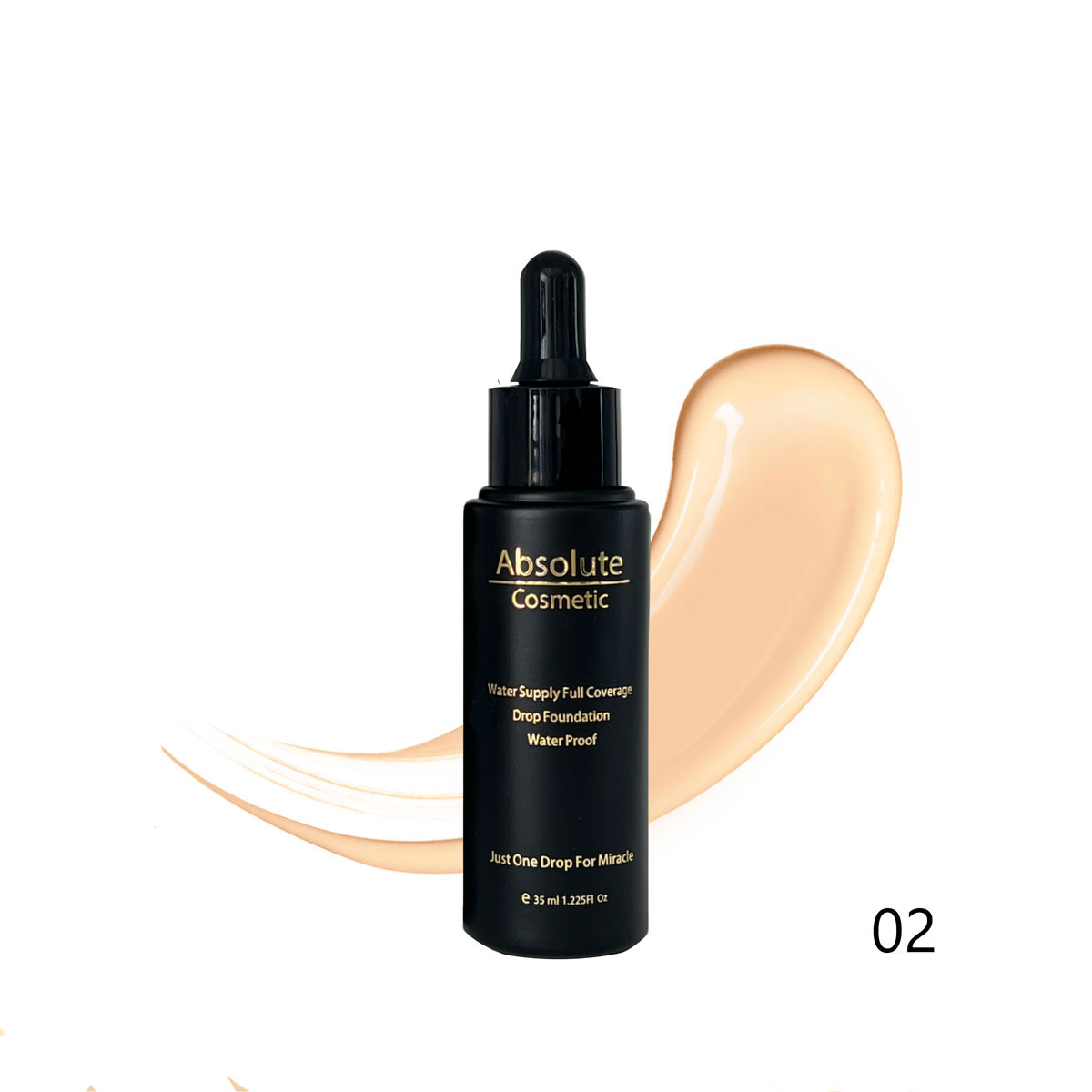 کرم پودر ابسولوت مدل واتر سوپلای کاوریج Absolute Cosmetics Water Supply Coverage