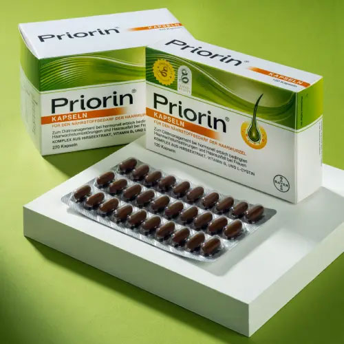 قرص پریورین ضد ریزش مو هورمونی و ارثی 270 عددی Priorin