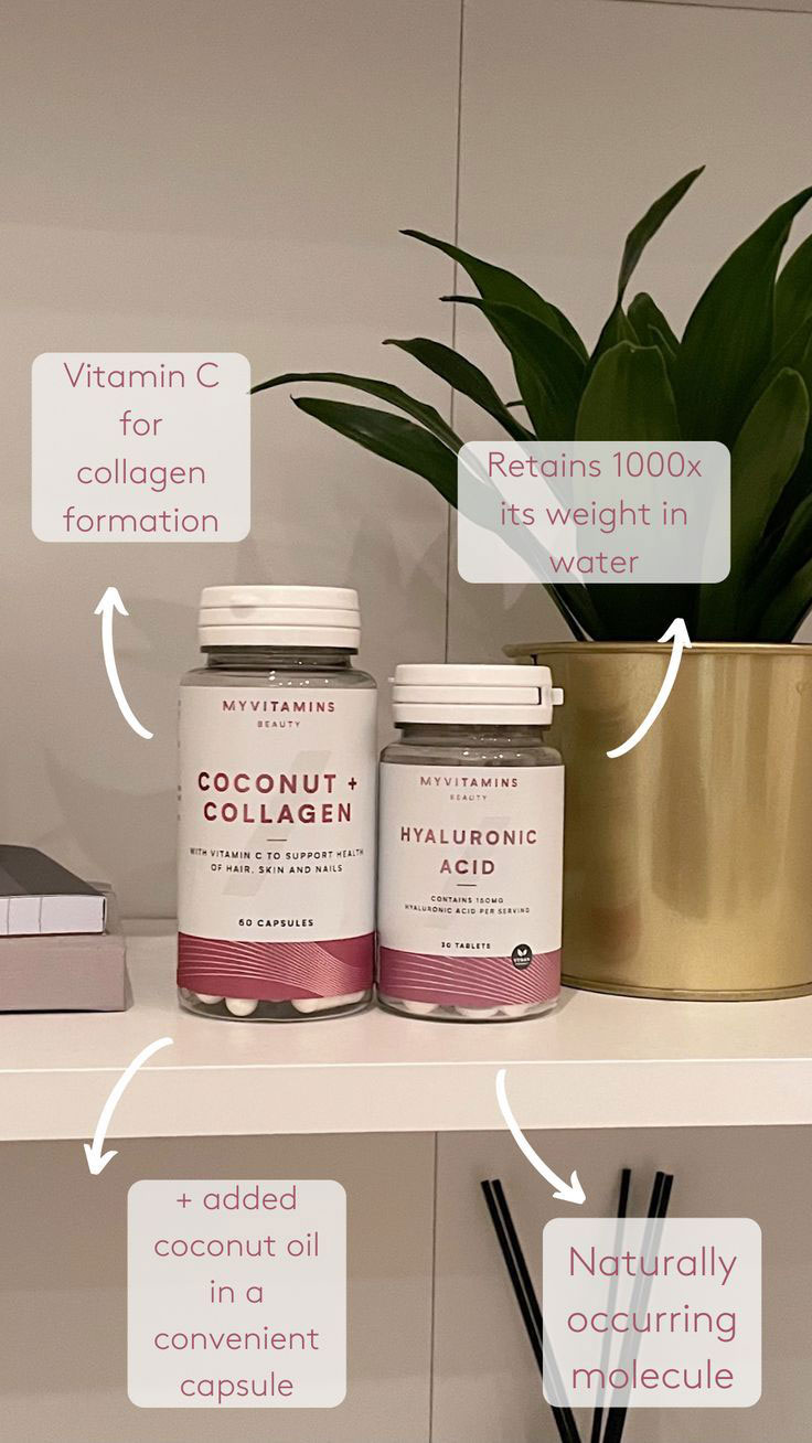 کپسول کوکونات کلاژن مای ویتامینز  180 عددی Myvitamins Coconut Collagen