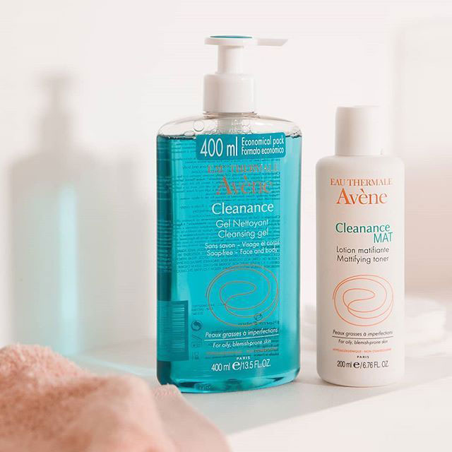 ژل شوینده صورت چرب و جوش‌دار اون مدل کلینانس  Avene Cleanance Gel Cleanser 400Ml