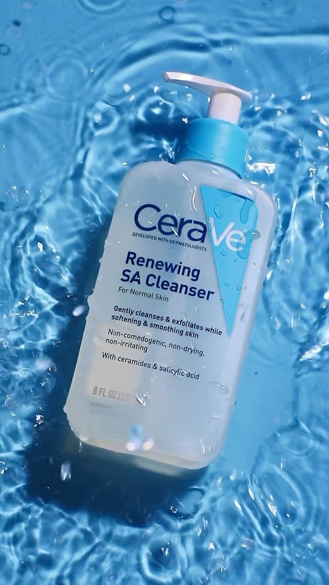 ژل شسستشو سراوی CeraVe مدل SA Smoothing مخصوص پوست زبر و خشک