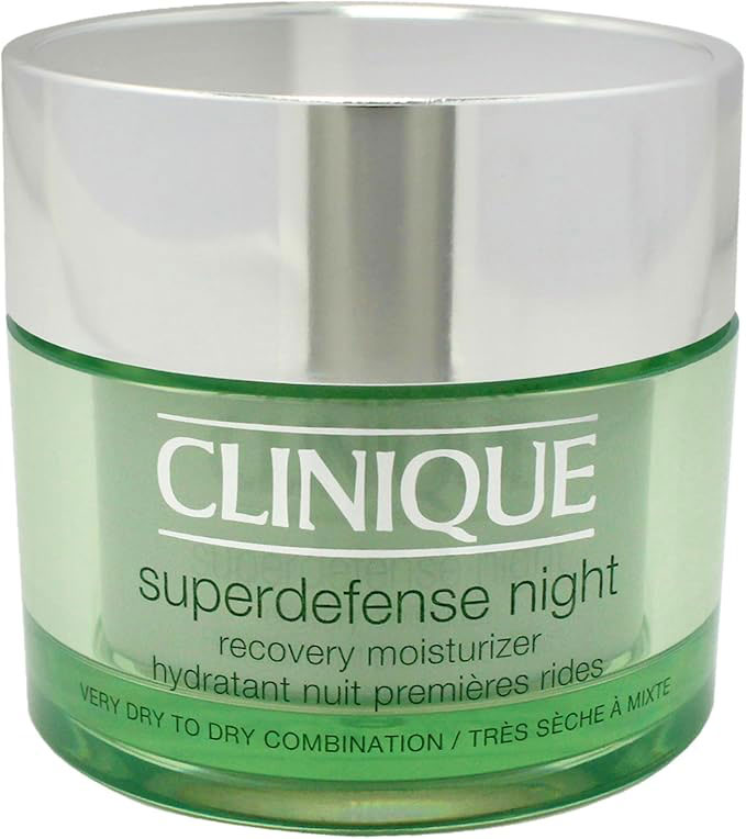 کرم آبرسان و ضد چروک  شب کلینیک clinique superdefense night