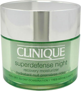 کرم آبرسان و ضد چروک  شب کلینیک clinique superdefense night