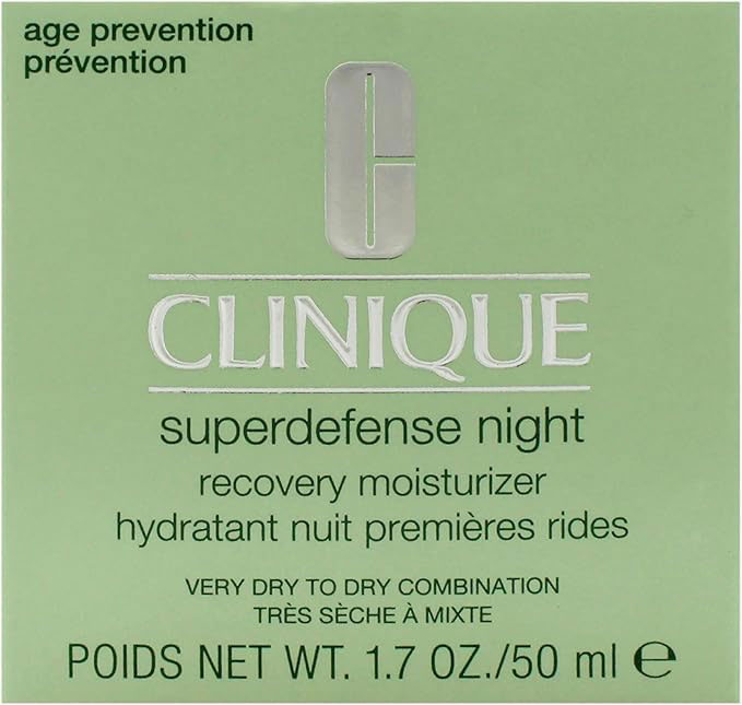 کرم آبرسان و ضد چروک  شب کلینیک clinique superdefense night