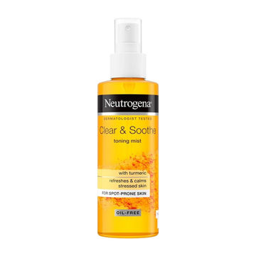 تونر پاک کننده و آبرسان صورت زردچوبه نوتروژینا Neutrogena Clear and Soothe Toning Mist