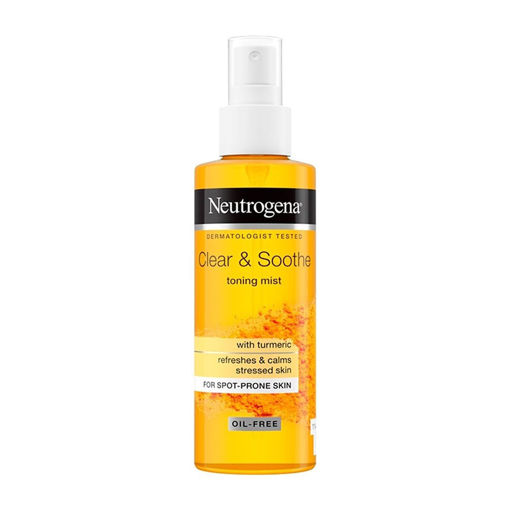 تونر پاک کننده و آبرسان صورت زردچوبه نوتروژینا Neutrogena Clear and Soothe Toning Mist