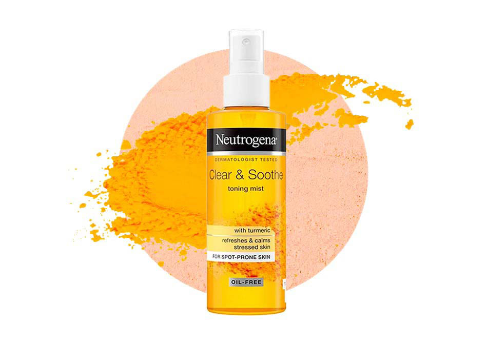 تونر پاک کننده و آبرسان صورت زردچوبه نوتروژینا Neutrogena Clear and Soothe Toning Mist